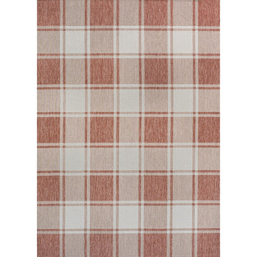 Sabine Traditional Farmhouse Bold Gingham Area Rug